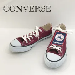 未使用 Converse コンバース キャンバス ALL STAR OX 1C030 オールスター ローカット US8 マルーン  メンズ 靴 _225068