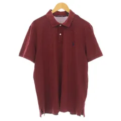ポロゴルフ ラルフローレン POLO GOLF RALPH LAUREN PRO FIT ポロシャツ カットソー 鹿の子 半袖 ロゴ 刺繍 ゴルフウェア L バーガンディ /KU