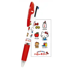 サンリオキャラクターズ ジェットストリーム3色ボールペン0.5mm ハローキティ ボールペン 筆記用具 文房具 学校 勉強 雑貨 グッズ かわいいのサムネイル