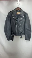 ★ SCHOTT ショット ダブルライダース PERFECTOレザー USA製  サイズ42 ブラック 通年