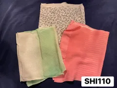 【和小物】夏用　帯揚げ　3点　正絹　蜻蛉　着物　和装　SHI110