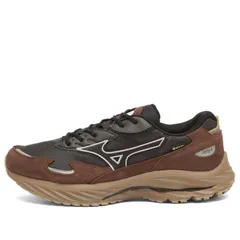 ミズノ メンズ シューズ スニーカー Mizuno WAVE RIDER β GTX Sneaker Black Sand Chicory Coffee ブラック