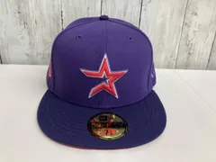 NEWERA ニューエラ キャップ 59FIFTY ヒューストン アストロズ MLB 45TH ANNIVERSARY パープル