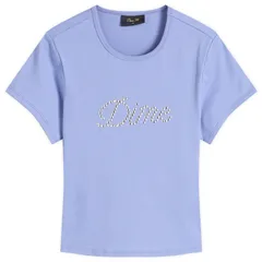 ダイム レディース トップス Tシャツ Dime Icy TShirt Light Indigo インディゴ