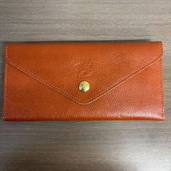 未使用【IL BISONTE】イルビゾンテ 長財布/ 一番人気 ヌメカラー/本革 
