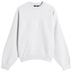 リプレゼント レディース アウター パーカー・スウェット シャツ ロゴ Represent Everyday Logo Crew Sweatshirt Grey Marl グレー