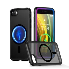 SE2 用 ケース Magsafe 対応 iPhone スマホケース いPhone SE 第二世代 第三世代 ケース iPhone マット感 米軍MIL規格 頑丈 耐衝撃 黄変防止 SE3 指紋防止 マグセーフ ワイヤレス充電 マグネット搭載 アイフォン せ2