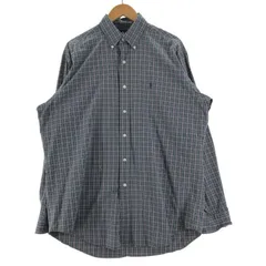【中古】Ralph Lauren 90s BLAKE チェックシャツ M マルチカラー ラルフローレン[10]