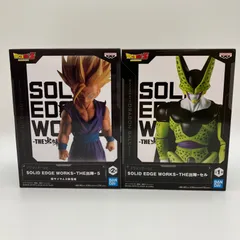 【未開封】 ドラゴンボールZ 孫悟飯 セル 超サイヤ人2 バンダイ BANDAI SPIRITS バンプレスト SOLID EDGE WORKS THE 出陣 フィギュア プライズ 2種セット まとめ売り E-3-3