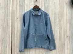 POLO RALPH LAUREN/ブルゾン/Ｌサイズ/M/ライトインディゴ/80s/スイングトップ/三角タグた/USA製