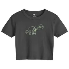 オベイ レディース トップス Tシャツ Obey Angry Dog TShirt Black ブラックのサムネイル