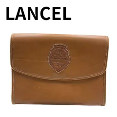LANCEL ランセル レザー クラッチバッグ