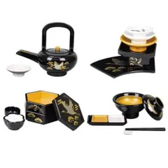 ターリンインターナショナル 和食器 松に鶴 × 全4種セット フルコンプ ガチャガチャ カプセルトイ 