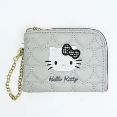サンリオ ハローキティ デイリーパスケース リール付き 定期入れ ICカード モノトーン sanrio