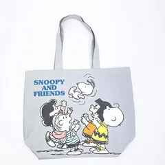 スヌーピー トートバッグ グレー SNOOPY