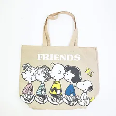 スヌーピー トートバッグ ベージュ SNOOPY
