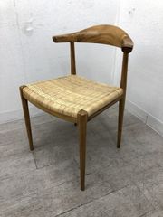 美品ペーパーコード アームチェア アッシュ タンスのゲン ブラウン