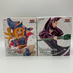 【未開封】 遊戯王 デュエルモンスターズ ブラック・マジシャン・ガール ブラック・マジシャン KONAMI コナミ Equal Arts イコールアーツ フィギュア 2種セット まとめ売り E-3-5