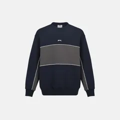 スラセンジャー メンズ アウター パーカー・スウェット フリース Slazenger Fleece Sportswear Crew Sweat Mens NavySmoke スモークのサムネイル
