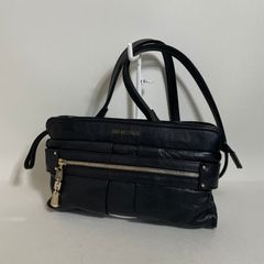 2601-224｜美品｜トッズ ハンドバッグ レザー ブラック - メルカリ