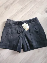 Coolgirls room ブラック ハーフパンツ 新品 シルク100%