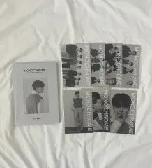 ジョングク MONOCHROME ポストカードブック+プリント写真 BTS ポトブック JK