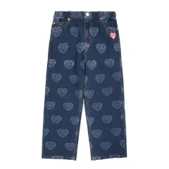 アイスビスケット オーバオールIBハートデニムパンツIB43DP564