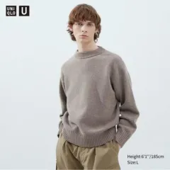 UNIQLO U ルメール ラムウール ニット ベージュ M