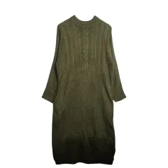 SLY STANDARD カーキ ニット ONE PIECE FREE アクリル