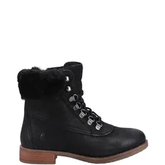 ハッシュパピー レディース シューズ ブーツ・レインブーツ Hush Puppies Effie Boot Black ブラックのサムネイル