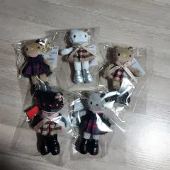 ハローキティ ぬいぐるみ PLUSH キーホルダー チェック柄 / 1個あたり価格