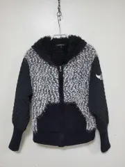 EGOIST ミックス 編み ニット カーディガン