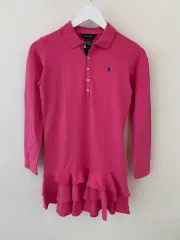 ポロ ラルフローレン ガールズ シャツ Kara ONE PIECE XL(16)