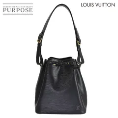 新品同様 ルイ ヴィトン LOUIS VUITTON エピ プチ ノエ ショルダー バッグ レザー ノワール M59012 ゴールド 金具 Petit Noe 90316643