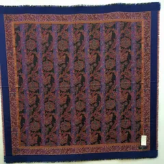 ヴァレンティノ ガラヴァーニ ペイズリー 大判 ストール ショール 100% ウール 日本製