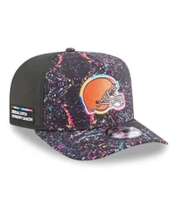 ニューエラ メンズ アクセサリー 帽子 New Era Mens Black Cleveland Browns 2025 NFL Crucial Catch AFrame 9FIFTY Snapback Hat Black ブラック