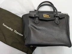 N 値下げ中【美品】サマンサタバサ シャンクルール ショルダーバッグ リュック ハンドバッグ ブラック レザー 袋付き
