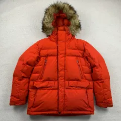 ノースフェイス ハイイベント マクマード グースダウン ダウン パーカ オレンジ