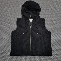 90s ユニセックス Calvin Klein WHO ベスト ベスト ブラック (XL/100)