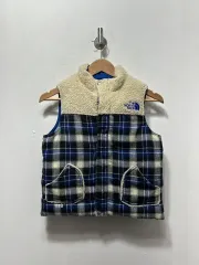 THE NORTH FACE ザノースフェイス チェック フリース ダウン ベスト 550 130