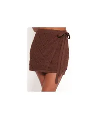 Petal and Pup レディース ボトムス スカート ミニ ニット Petal and Pup Womens Palma Knit Mini Skirt Chocolate Chocolate チョコレート