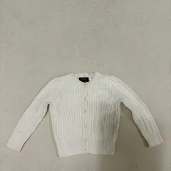 3/3T ポロラルフローレン キッズ ケーブルニット カーディガン 洗濯必要 1224