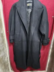 ZARA ザラ マンテコ ブラック ロング コート