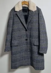 XS (44) リーバイス ウール混 チェックコート