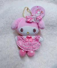 サンリオ My Melody(マイメロディ) ギンガム フルーツ いちご ぬいぐるみマスコット キーホルダー