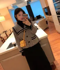 着た瞬間、雰囲気が完成するハウンドトゥース ニットジャケット