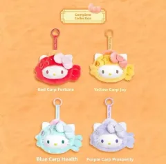 (新品) たい焼きハローキティ ハローキティ マート キーホルダー ぬいぐるみ レッド たい焼き