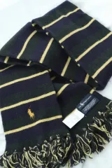 (F) ポロ ラルフローレン マフラー Y2K ショート プチ ハリー-263F