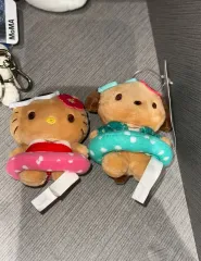 OLIVE YOUNG サンリオ キティ ポチャッコ ぬいぐるみ キーホルダー まとめ