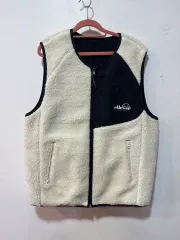 エレッセ シープスキン リバーシブル 両面 ベスト 100